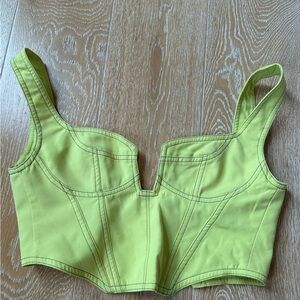 White Fox neon yellow top